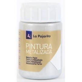 PINTURA LX.PAJARITA MT.35 ml PLATA ME-01 - Pack de 6 unidades