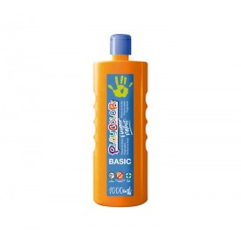 BOTELLA ERG. PINTURA DEDOS PLAYCOLOR 1000ML NARAN
