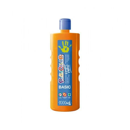 BOTELLA ERG. PINTURA DEDOS PLAYCOLOR 1000ML NARAN