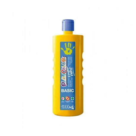 BOTELLA ERG. PINTURA DEDOS PLAYCOLOR 1000ML AMARI