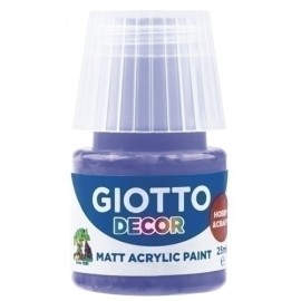 PINTURA ACRIL.GIOTTO 25 ml VIOLETA - Pack de 6 unidades