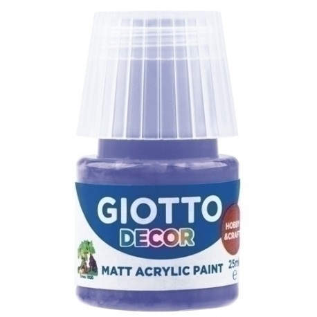 PINTURA ACRIL.GIOTTO 25 ml VIOLETA - Pack de 6 unidades
