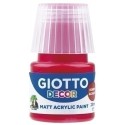 PINTURA ACRIL.GIOTTO 25 ml ROJO ESCARLAT - Pack de 6 unidades