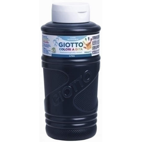 PINTURA DEDOS GIOTTO 750 ml NEGRO