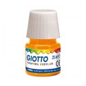 BOTE TEMPERA ESCOLAR GIOTTO 25ML NARANJA 356905 - Pack de 6 unidades