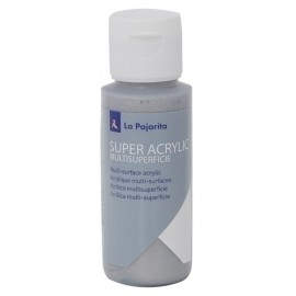 PINTURA ACRIL.PAJARITA 60 ml PLATA A-50 - Pack de 6 unidades