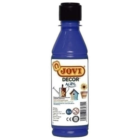 PINTURA LX.JOVI DECOR 250 ml AZUL ULTR.