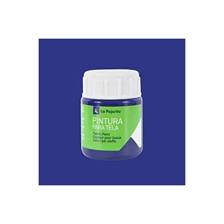 PINTURA PARA TELA TRANSPARENTE T-04 AZUL VICTORIA. 25ML LA PAJARITA 113771