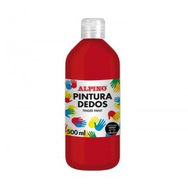 BOTELLA PINT. DEDOS ALPINO 500ML ROJO