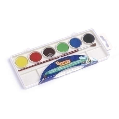 ACUARELAS JOVI 22 mm ESTUCHE de  6