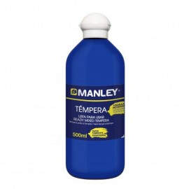 BOTE 500ML TEMPERA LIQUIDA MANLEY AZUL OS MNP18926