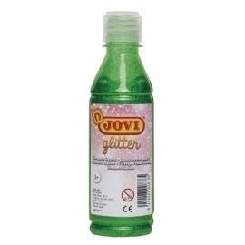 TEMPERA JOVI LIQ.GLITTER 250 ml VERDE