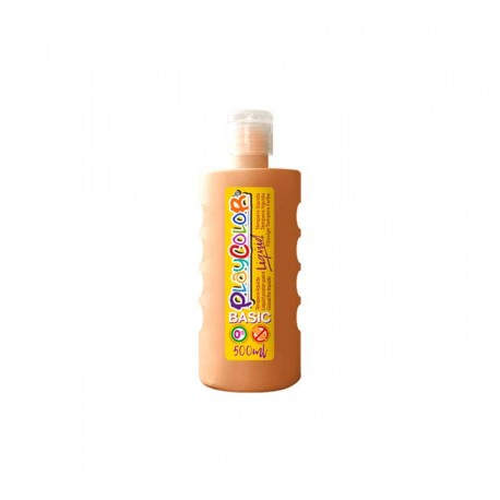 BOTE ERG. TEMPERA LIQ. PLAYCOLOR 500ML CARNE