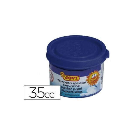 ESTUCHE TÉMPERA ESCOLAR 5 BOTES 35 ML - AZUL OSCURO JOVI 50324