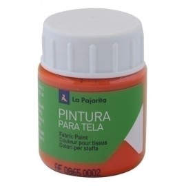PINTURA TELA PAJARITA 25 ml ANARANJ.T-14 - Pack de 6 unidades