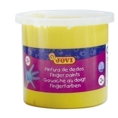 PINTURA DEDOS JOVI 125 ml AMARILLO - Pack de 5 unidades