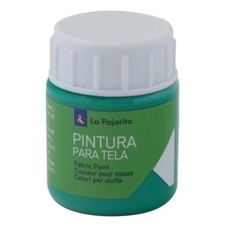 PINTURA TELA PAJARITA 25 ml VRD.ESM.T-09 - Pack de 6 unidades