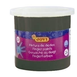 PINTURA DEDOS JOVI 125 ml NEGRO - Pack de 5 unidades