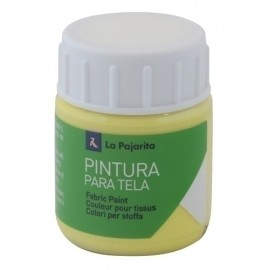 PINTURA TELA PAJARITA 25 ml AMAR.CL.T-05 - Pack de 6 unidades