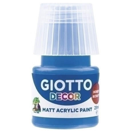 PINTURA ACRIL.GIOTTO 25 ml AZUL COBALTO - Pack de 6 unidades