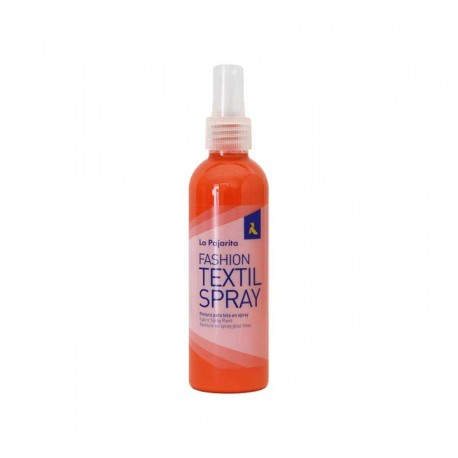 SPRAY LA PAJARITA PINT. TEXTIL 100ML NARANJA