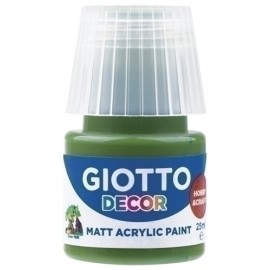 PINTURA ACRIL.GIOTTO 25 ml VERDE BOSQUE - Pack de 6 unidades