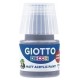 PINTURA ACRIL.GIOTTO 25 ml GRIS OSCURO - Pack de 6 unidades