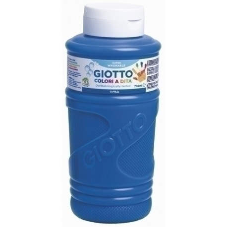 PINTURA DEDOS GIOTTO 750 ml AZUL