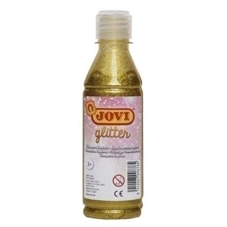 TEMPERA JOVI LIQ.GLITTER 250 ml ORO