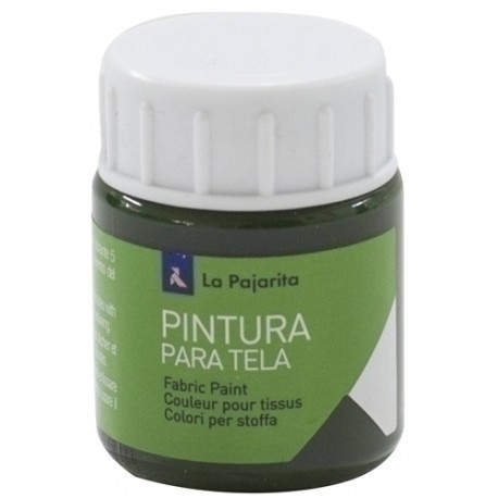 PINTURA TELA PAJARITA 25 ml VRD.MSG.T-18 - Pack de 6 unidades