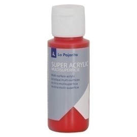 PINTURA ACRIL.PAJARITA 60 ml ROJO A-08 - Pack de 6 unidades