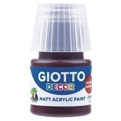 PINTURA ACRIL.GIOTTO 25 ml SEPIA - Pack de 6 unidades