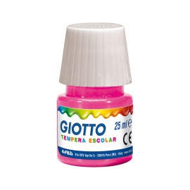 BOTE TEMPERA ESCOLAR GIOTTO 25ML MAGENTA 356910 - Pack de 6 unidades