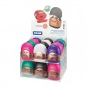 MILAN SACAPUNTAS CAPSULE COPPER CON DEPÓSITO 5 COLORES EXPOSITOR -24U-