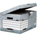 CONTENEDOR FELLOWES TAPA FIJA GRIS