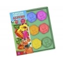 PLASTILINA ALPINO KIT 6 COL+ MOLDES