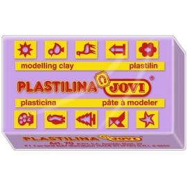 CAJA 30 PASTILLAS PLASTILINA 50 G - LILA JOVI 7014