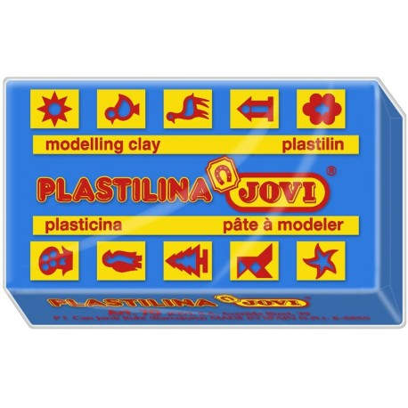 CAJA 30 PASTILLAS PLASTILINA 50 G - AZUL OSCURO JOVI 7013