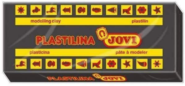 Jovi - CAJA 15 PASTILLAS PLASTILINA 150 G - NEGRO JOVI 7115