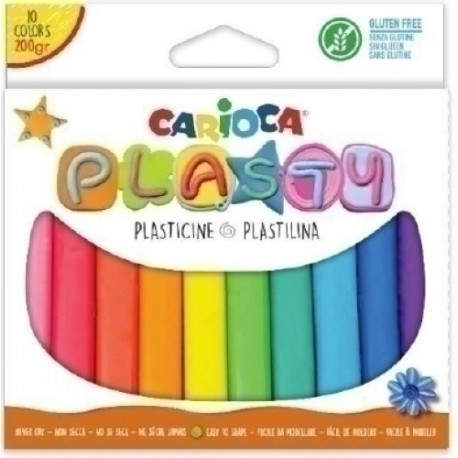 PLASTILINA CARIOCA BARRA C/10 - Pack de 6 unidades