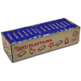 CAJA 15 PASTILLAS PLASTILINA 350 G - AZUL OSCURO JOVI 7213