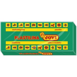 CAJA 15 PASTILLAS PLASTILINA 150 G - VERDE OSCURO JOVI 7111