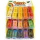 Expositor 180 pastillas de plastilina colores surtidos 50gr. 70E/180