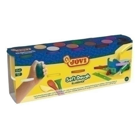 PLASTILINA JOVI BLANDIVER SURTIDO C/10