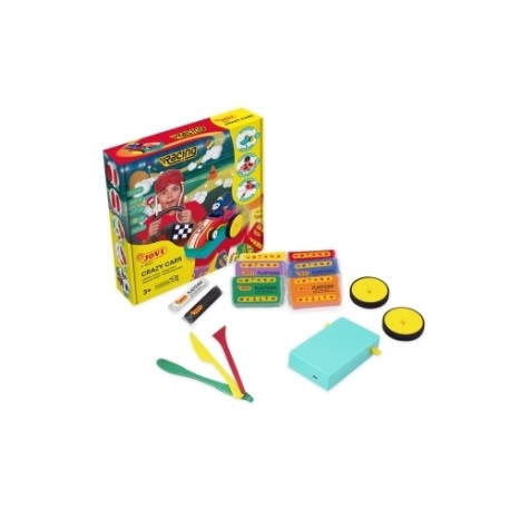 KIT PLASTILINA JOVI CRAZY CARS JOVITECH RACING