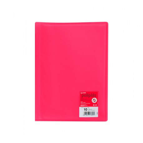 CARP. 10F POLIPLAS GRAFOPLAS A4 PP FUCSIA 01311254