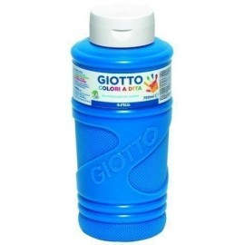 GIOTTO PINTURA DE DEDOS DE 750 ML COLOR AZUL CYAN