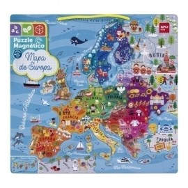 PUZLE EDUC. APLI PUZLE MAG. EUROPA 45PZ
