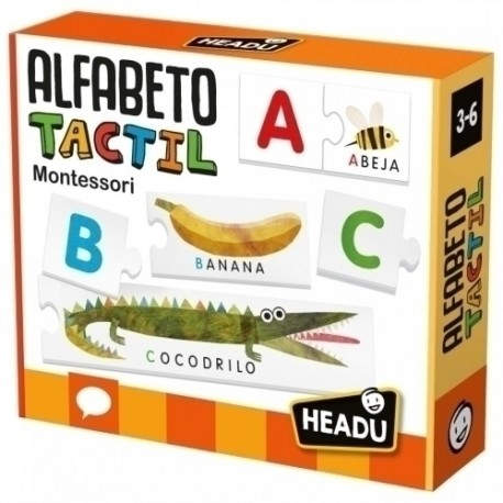 JUEGO EDUCATIVO HEADU ALFABETO TACTIL