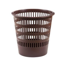 PAPELERA PLASTICO 306 REJILLA MARRON FAIBO 306-09